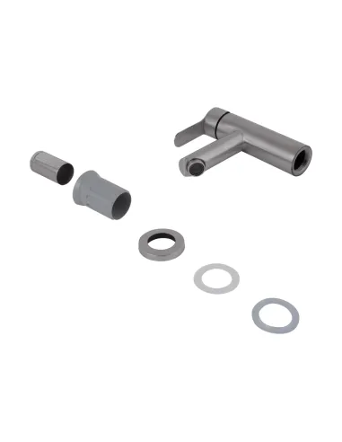 Смеситель для умывальника Brinex Pure 001F Nickel BRIPUR001FNKL