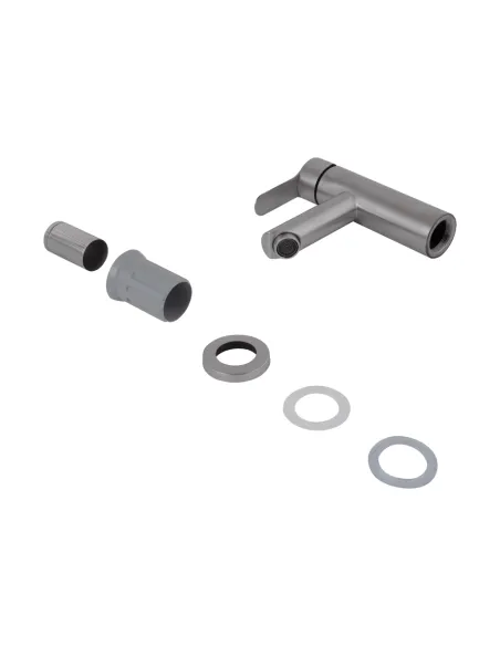 Смеситель для умывальника Brinex Pure 001F Nickel BRIPUR001FNKL