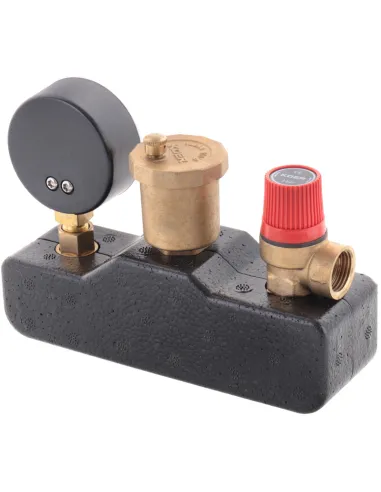 Група безпеки котла Koer KR.105PT 1 дюйм, в термоізоляційному кожусі