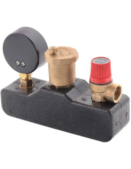 Група безпеки котла Koer KR.105PT 1 дюйм, в термоізоляційному кожусі