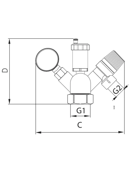 Группа безопасности котла Europroduct EP.2010 - 1 дюйм