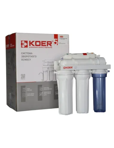 Фільтр зворотного осмосу Koer KV-90 5 ступенів очищення