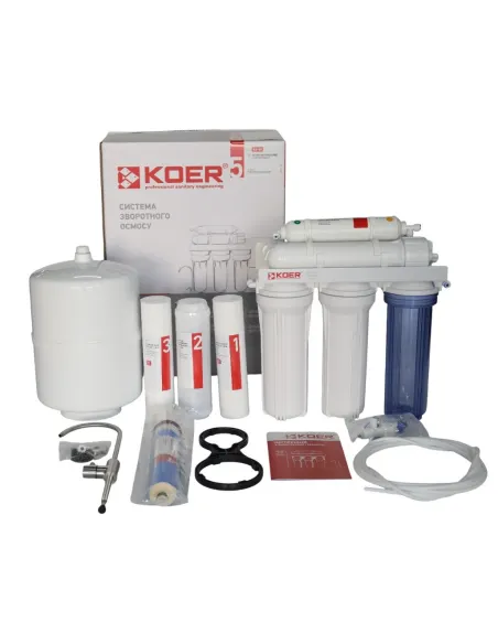 Фільтр зворотного осмосу Koer KV-90 5 ступенів очищення