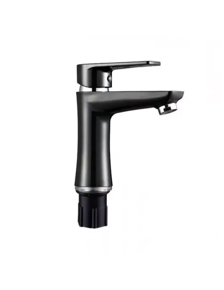 Смеситель для умывальника SLAT SLT-A001B черный, пластик