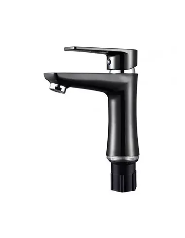 Смеситель для умывальника SLAT SLT-A001B черный, пластик