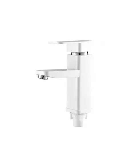 Змішувач для умивальника SLAT SLT-B001W білий, пластик