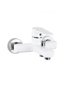 Смеситель для ванны SLAT SLT-A009W белый, пластик