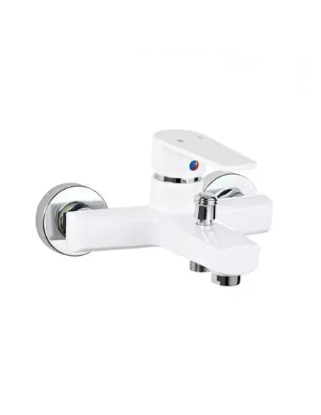 Смеситель для ванны SLAT SLT-A009W белый, пластик