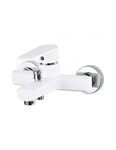 Смеситель для ванны SLAT SLT-A009W белый, пластик