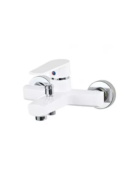 Смеситель для ванны SLAT SLT-A009W белый, пластик