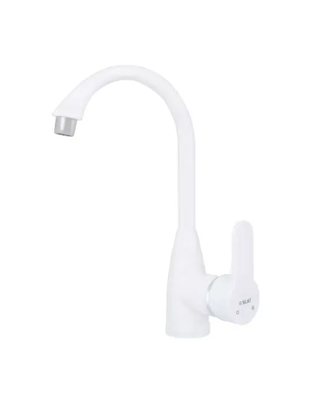 Смеситель для кухни SLAT SLT-C011W белый, пластик