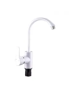 Смеситель для кухни SLAT SLT-D011W белый, пластик