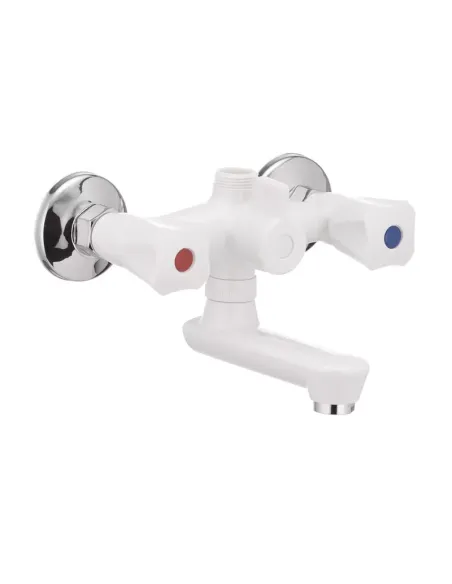 Змішувач для ванни SLAT SLT-E142W хром, пластик