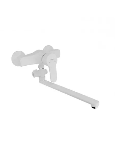 Смеситель для ванны SLAT SLT-C006W белый, пластик