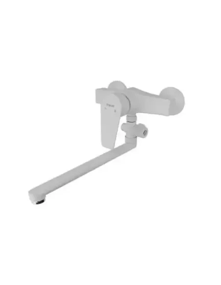 Смеситель для ванны SLAT SLT-B006W белый, пластик