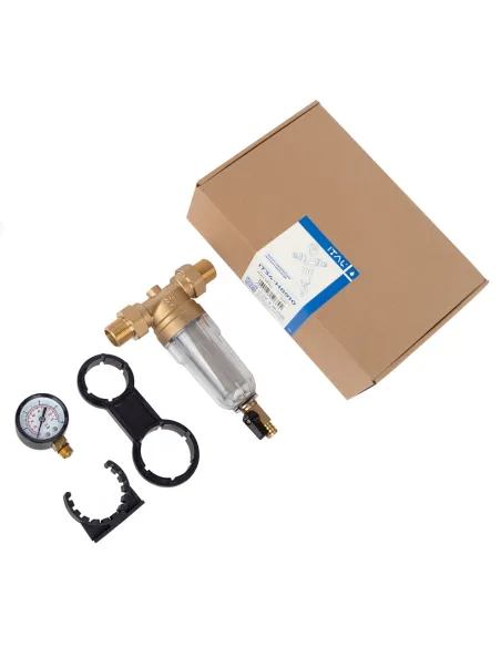 Самопромывной фильтр ITAL 1055576 3/4 дюйма с манометром