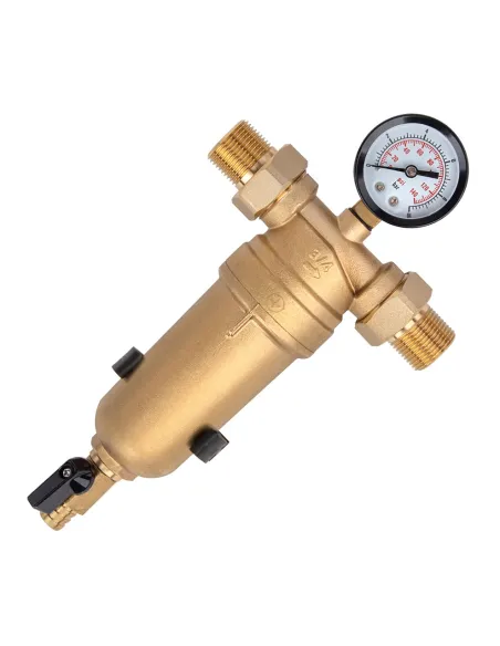 Самопромывной фильтр ITAL 1055580 1 дюйм с манометром