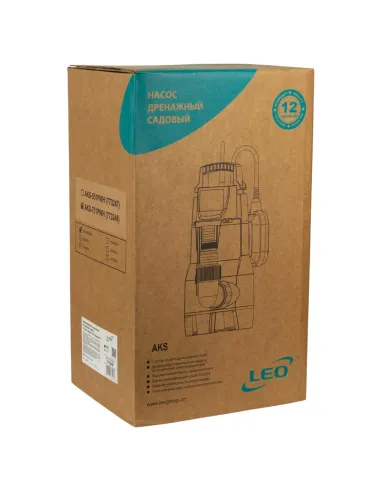 Дренажний насос Leo AKS-751PWH 773248 0.75 кВт