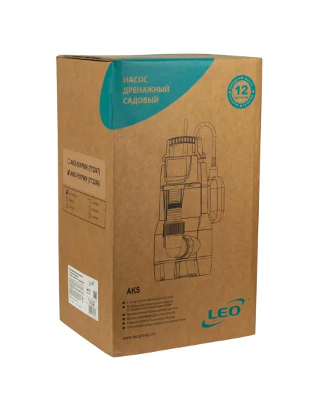 Дренажний насос Leo AKS-751PWH 773248 0.75 кВт