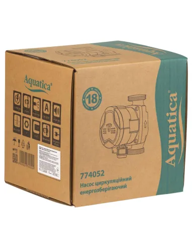 Циркуляційний насос Aquatica GPA25-6/130 III 774052, 130 мм, енергозберігаючий, з гайками