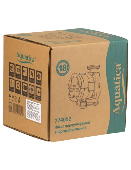 Циркуляционный насос Aquatica GPA25-6/130 III 774052, 130 мм, энергосберегающий, с гайками