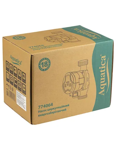 Циркуляционный насос Aquatica GPA32-8/180 III 774064, 180 мм, энергосберегающий, с гайками