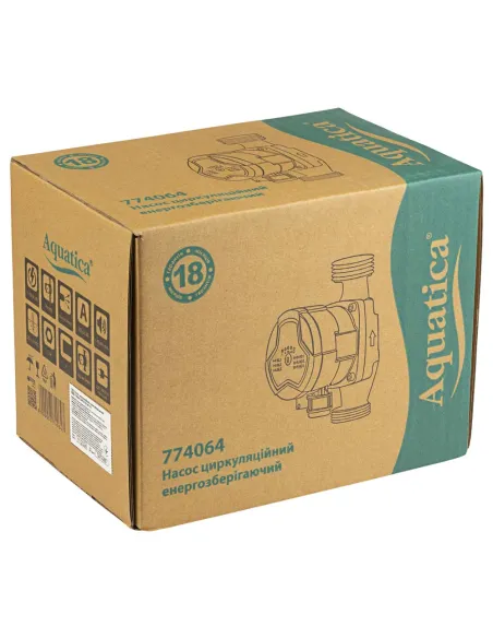 Циркуляційний насос Aquatica GPA32-8/180 III 774064, 180 мм, енергозберігаючий, з гайками