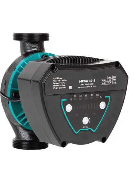 Циркуляційний насос Aquatica GPA25-6/180 IV 774071, 180 мм, енергозберігаючий, з гайками
