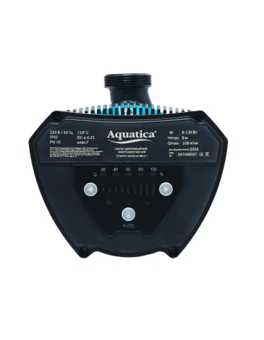 Циркуляційний насос Aquatica GPA25-8/180 IV 774075, 180 мм, енергозберігаючий, з гайками
