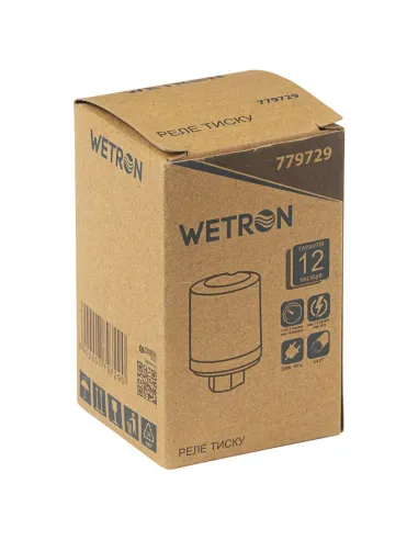 Механическое реле давления Wetron 779729 1.5 кВт