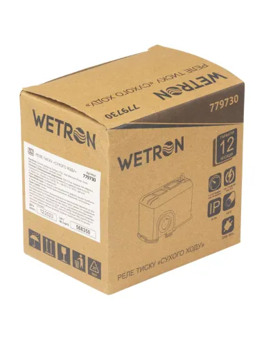 Механічне реле тиску Wetron 779730 1.5 кВт