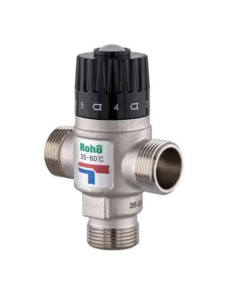 Клапан трехходовой Roho R1207-075 - 3/4 дюйма, термостатический