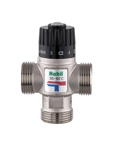 Клапан триходовий Roho R1207-100 - 1 дюйм, термостатичний