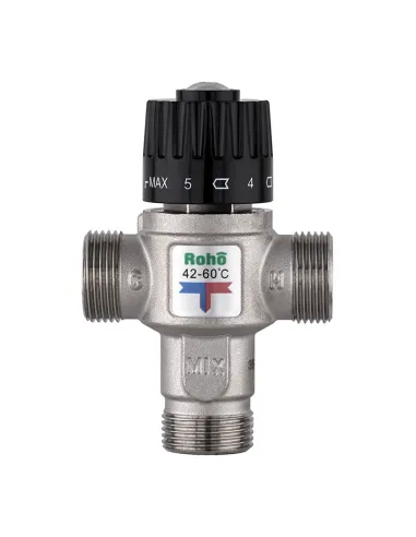 Клапан триходовий Roho R1208-075 - 3/4 дюйми, термостатичний.