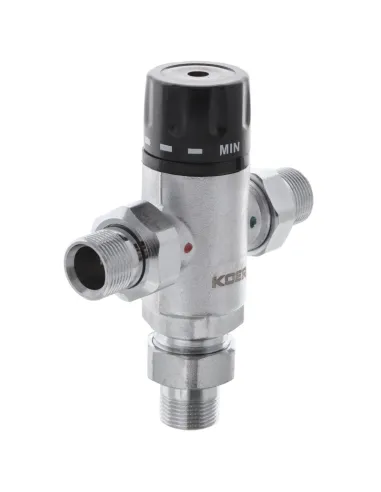 Клапан триходовий Koer KR.1258 - 3/4 дюйма, термостатичний