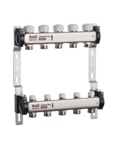 Колектор для теплої підлоги Roho R805-05 5 виходів, з термостатичними клапанами
