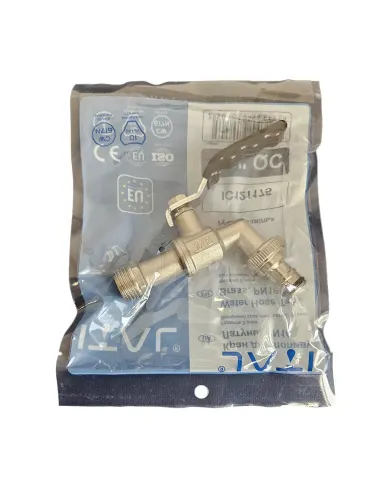 Кран кульовий для поливу ITAL 1046070 1/2 дюйма