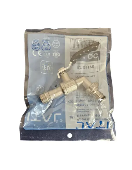 Кран кульовий для поливу ITAL 1046070 1/2 дюйма