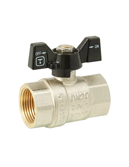 Кран кульовий прямий ITAL PN40 1046042 3/4 дюйми