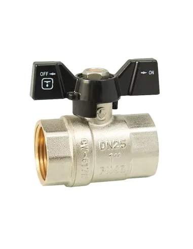 Кран кульовий прямий ITAL PN40 1046043 1 дюйм