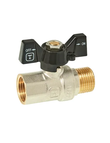 Кран шаровой прямой ITAL PN40 1046044 1/2 дюйма