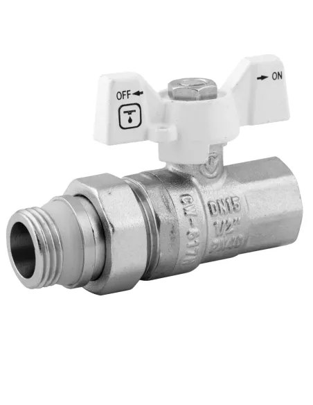 Кран шаровой с американкой ITAL 1055568 1/2 дюйма