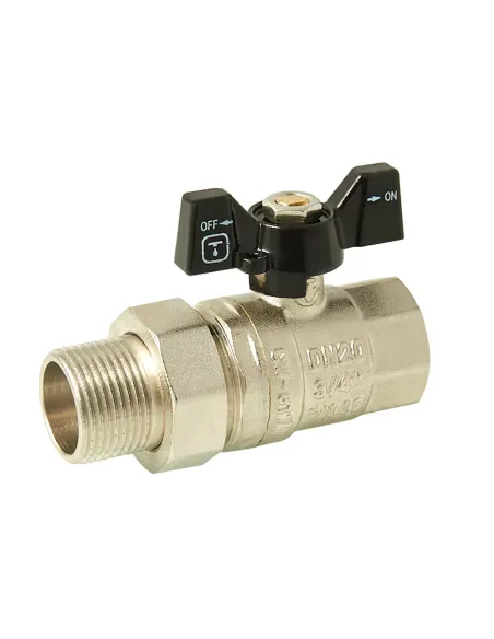 Кран шаровой с американкой ITAL PN40 1046062 3/4 дюйма