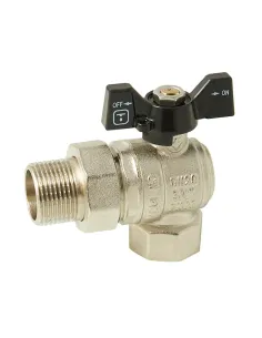 Кран шаровой с американкой ITAL PN40 1046064 3/4 дюйма, угловой