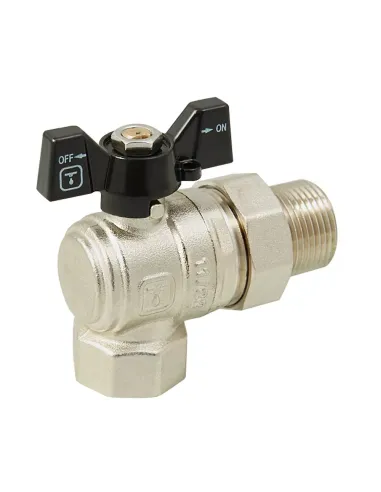 Кран кульовий з американкою ITAL PN40 1046064 3/4 дюйми, кутовий