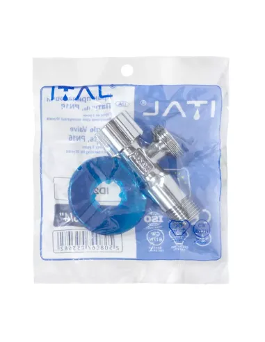 Приладовий кран кутовий ITAL 1046068 1/2 х 3/4 дюйми