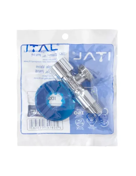 Приладовий кран кутовий ITAL 1046068 1/2 х 3/4 дюйми