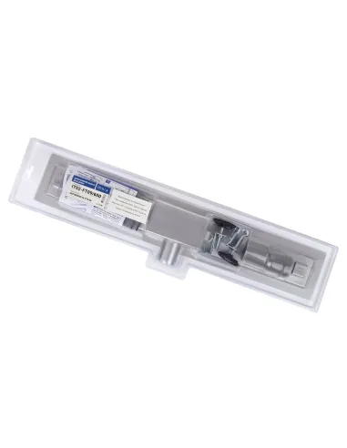 Душевой линейный трап ITAL IT02-FT09/700 Brushed nickel, комбинированный затвор