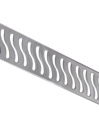 Душовий лінійний трап ITAL IT02-FT09/800 Brushed nickel, комбінований затвор