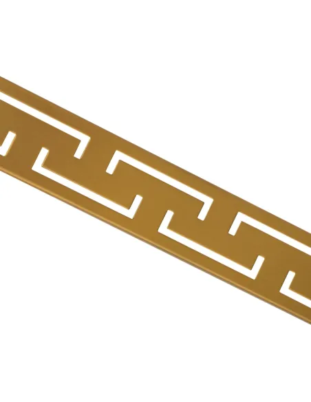 Душовий лінійний трап ITAL IT02-FT18/800 Brushed Gold, комбінований затвор